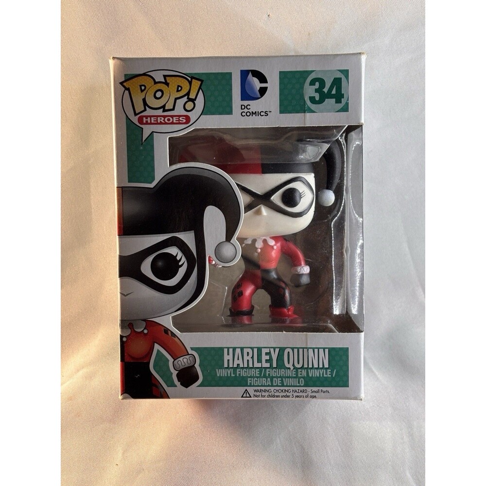 Funko Pop! Heroes DC Comics Harley Quinn Vinyl Figure #34 Original Unopened